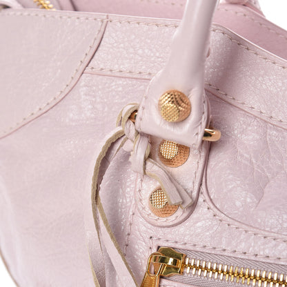 Balenciaga Agneau Giant 12 Gold Hardware City Rose Poudre Rose Petunia 8 of 11