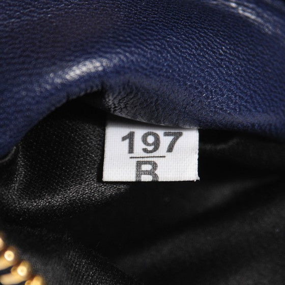 Nappa Matelasse Shoulder Bag Bleuette