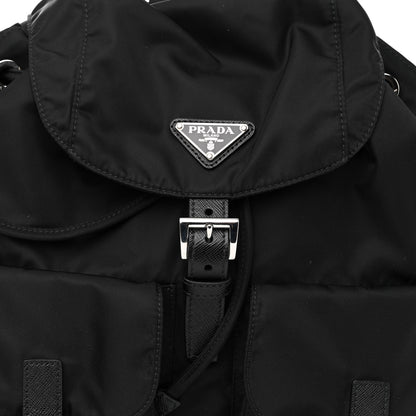 Prada Re-Nylon Saffiano Medium Backpack Black 7 of 9