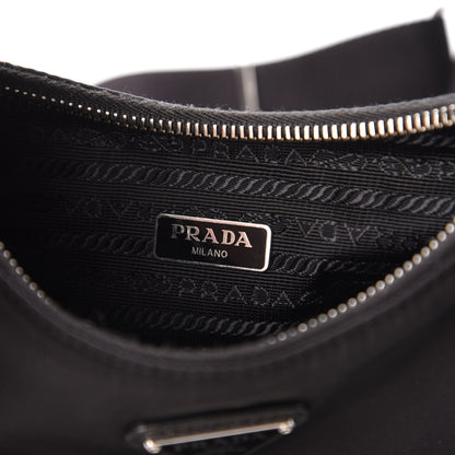 Prada Nylon Re-Edition 2005 Shoulder Bag Black 8 of 9