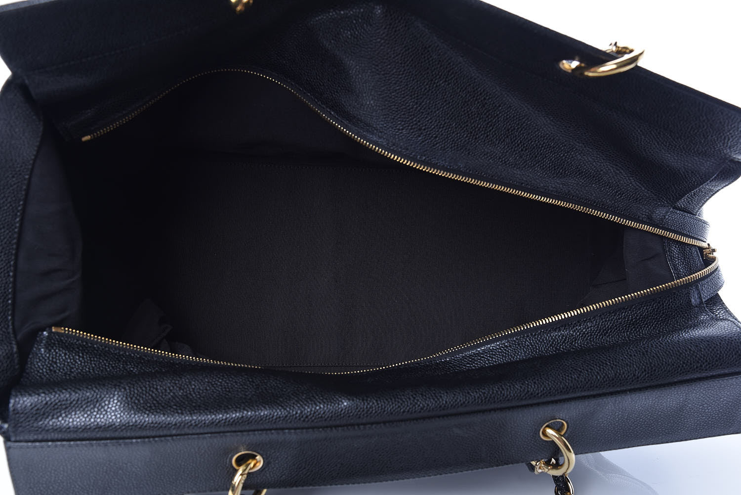 Chanel Caviar Quilted CC Tote Black 7 of 14