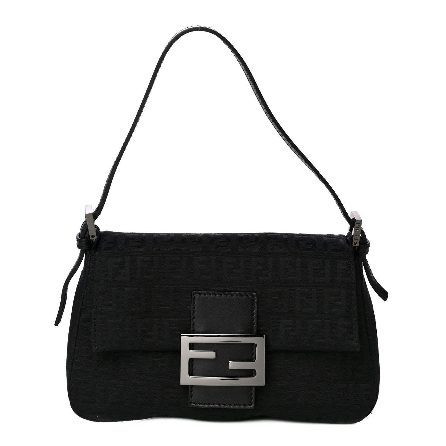 Fendi Zucchino Mini Mama Baguette Black 1 of 10
