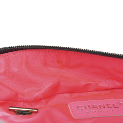 Chanel Calfskin Quilted Large Cambon Multipocket Reporter Black White 9 of 14