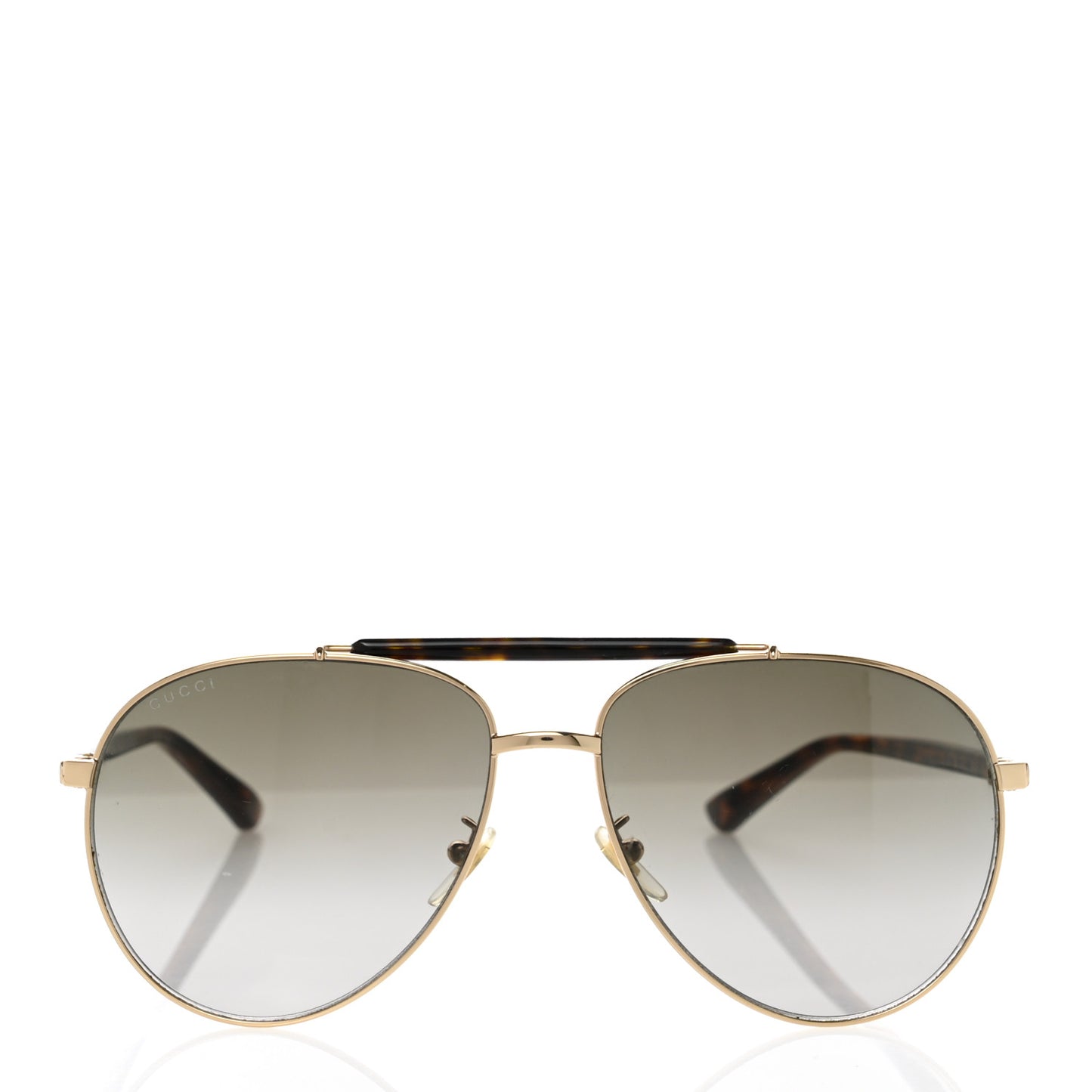 Aviator Sunglasses GG0014S Brown
