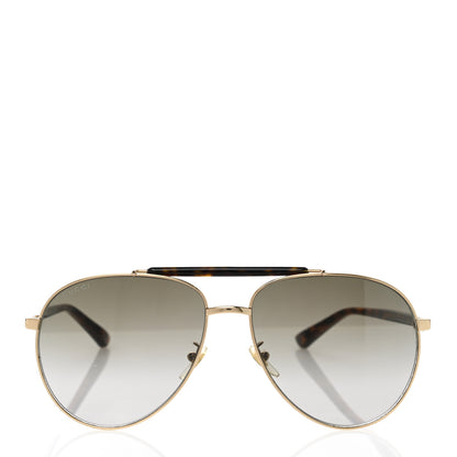 Gucci Aviator Sunglasses GG0014S Brown 2 of 6