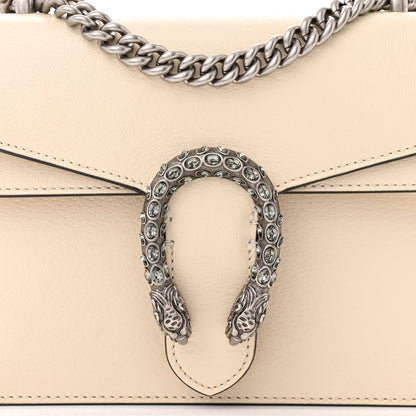 Gucci Textured Calfskin Crystal Mini Dionysus Shoulder Bag Mystic White 8 of 13