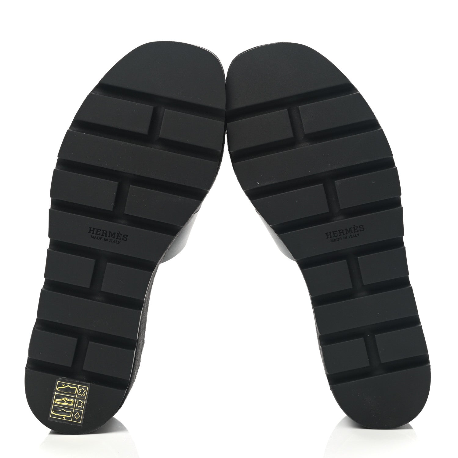 Hermes Calfskin Suede Eze 30 Sandals 36 Black 5 of 9