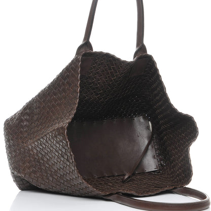 Bottega Veneta Nappa Intrecciato Medium Cabat Ebano 6 of 8