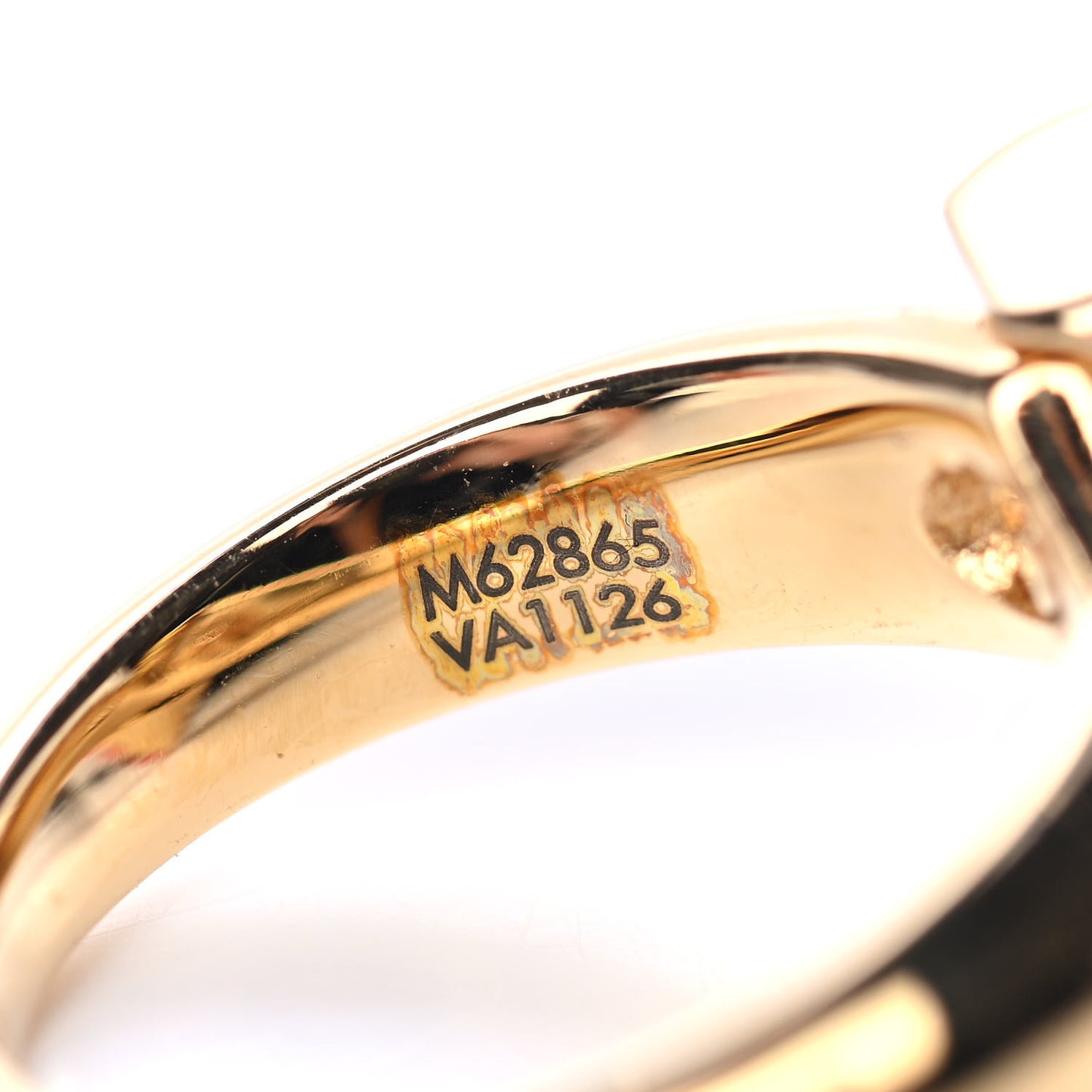 Crystal Essential V Strass Ring M 6.25 Multicolor Gold