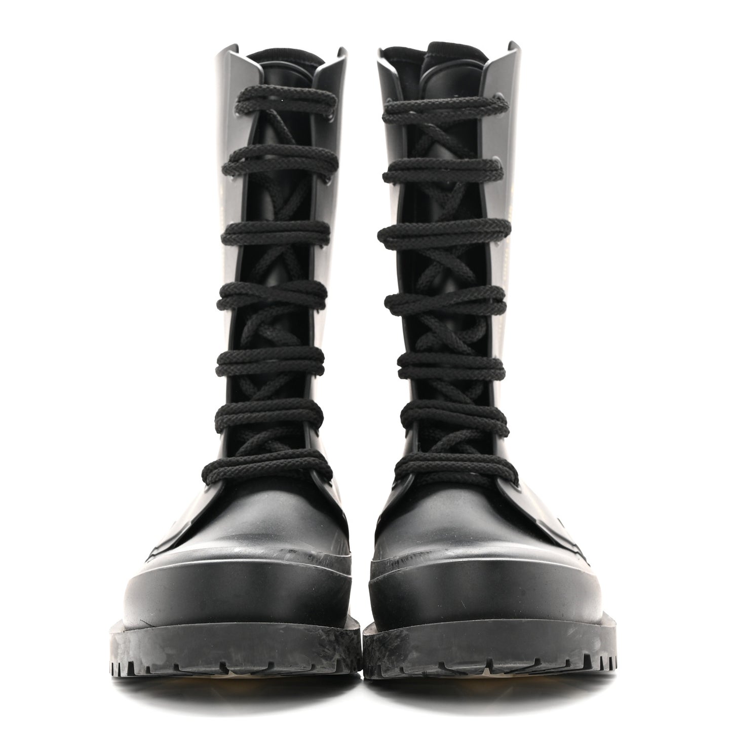 Rubber Diorcamp Low Boots 37 Black