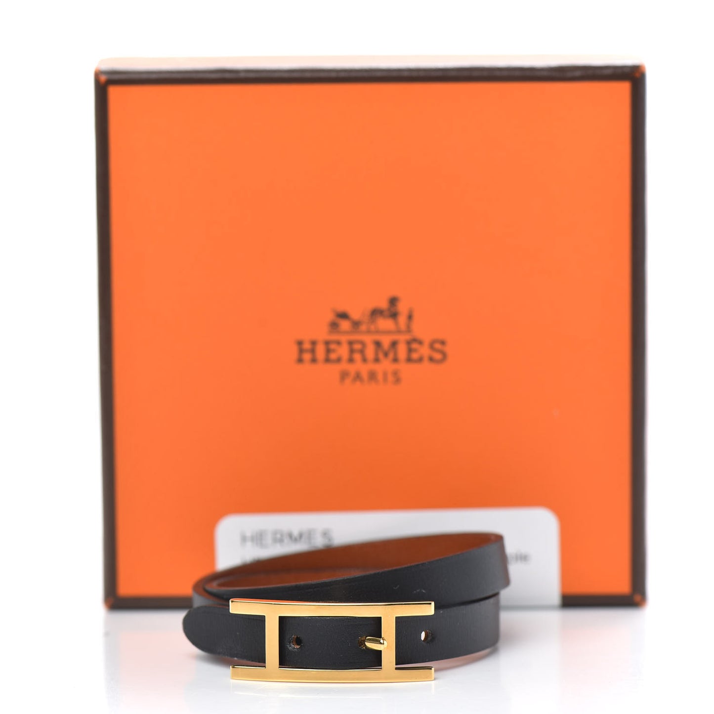 Chamonix Behapi Double Tour Bracelet T2 Black Gold