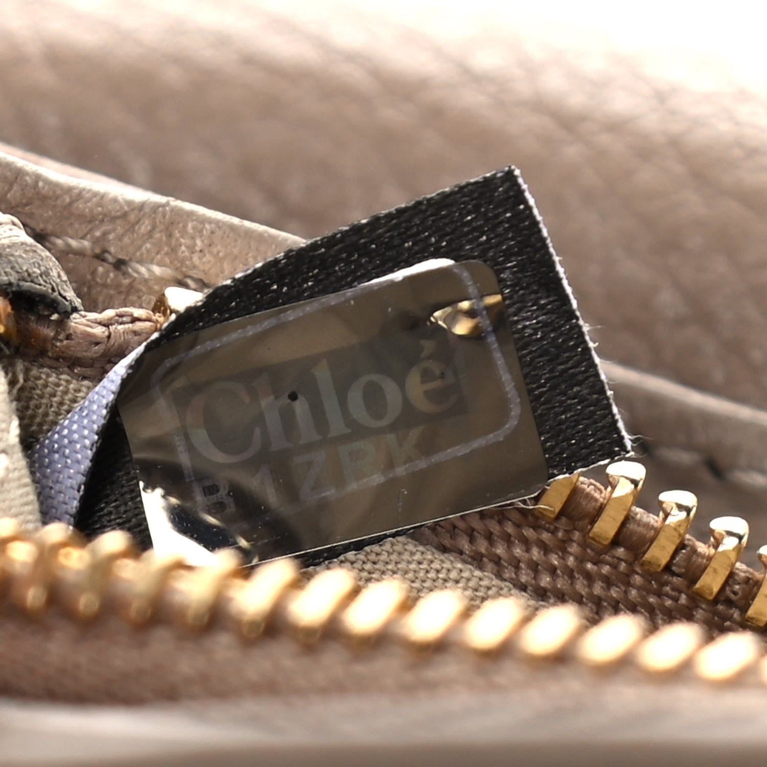 Chloe Calfskin Lily Continental Wallet Grey 7 of 14