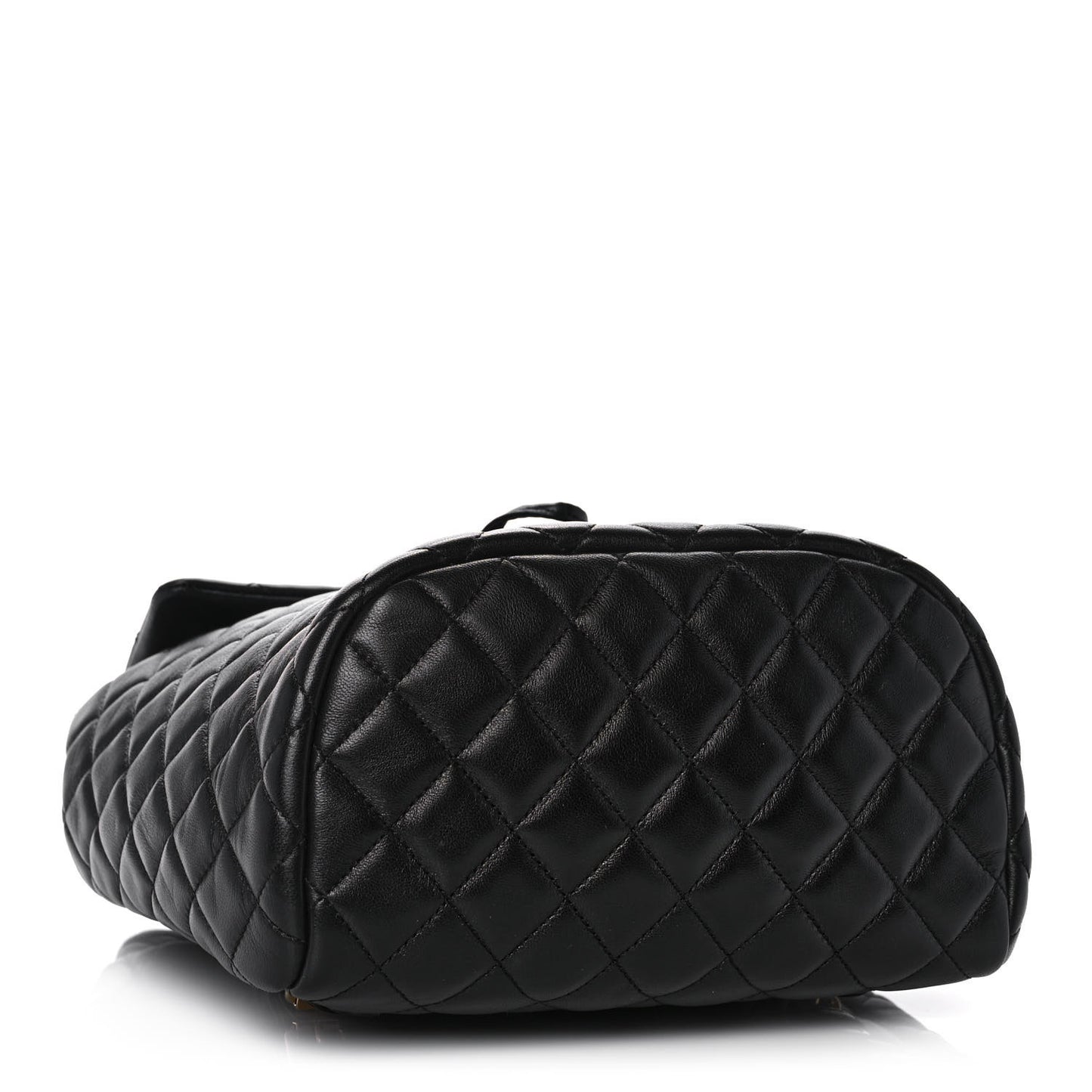 Lambskin Quilted Small Urban Spirit Backpack Black