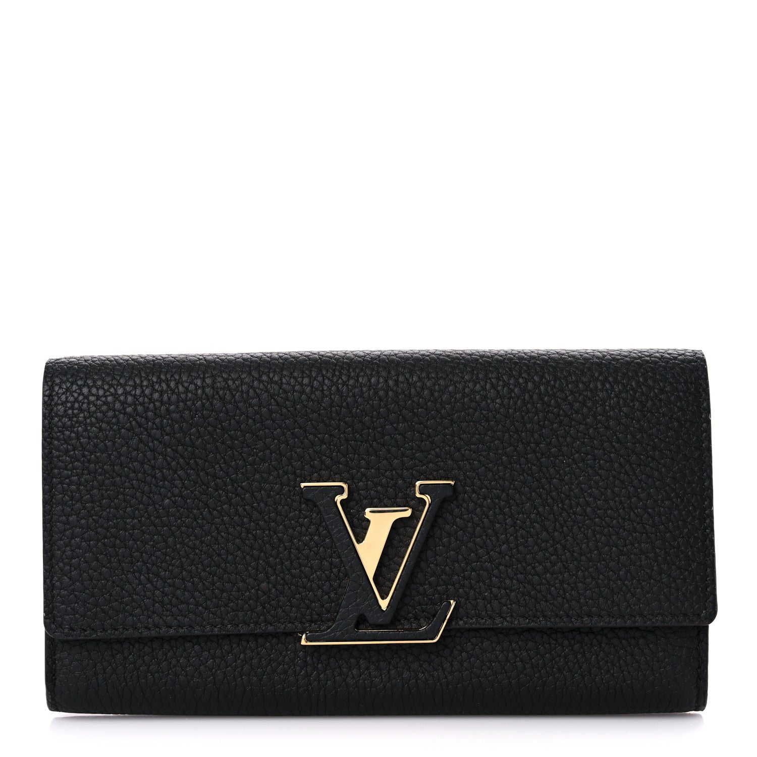 Louis Vuitton Taurillon Capucines Wallet Black 1 of 9