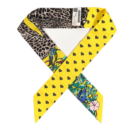 Hermes Silk Jungle Love Love Twilly Jaune Vif Canard 1 of 4