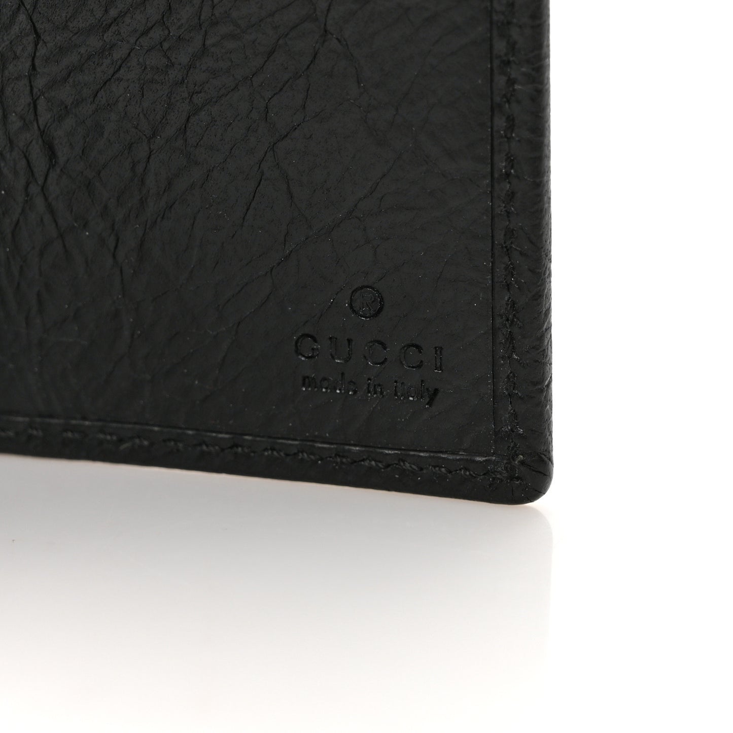 Vintage Calfskin Morpheus Card Holder Black