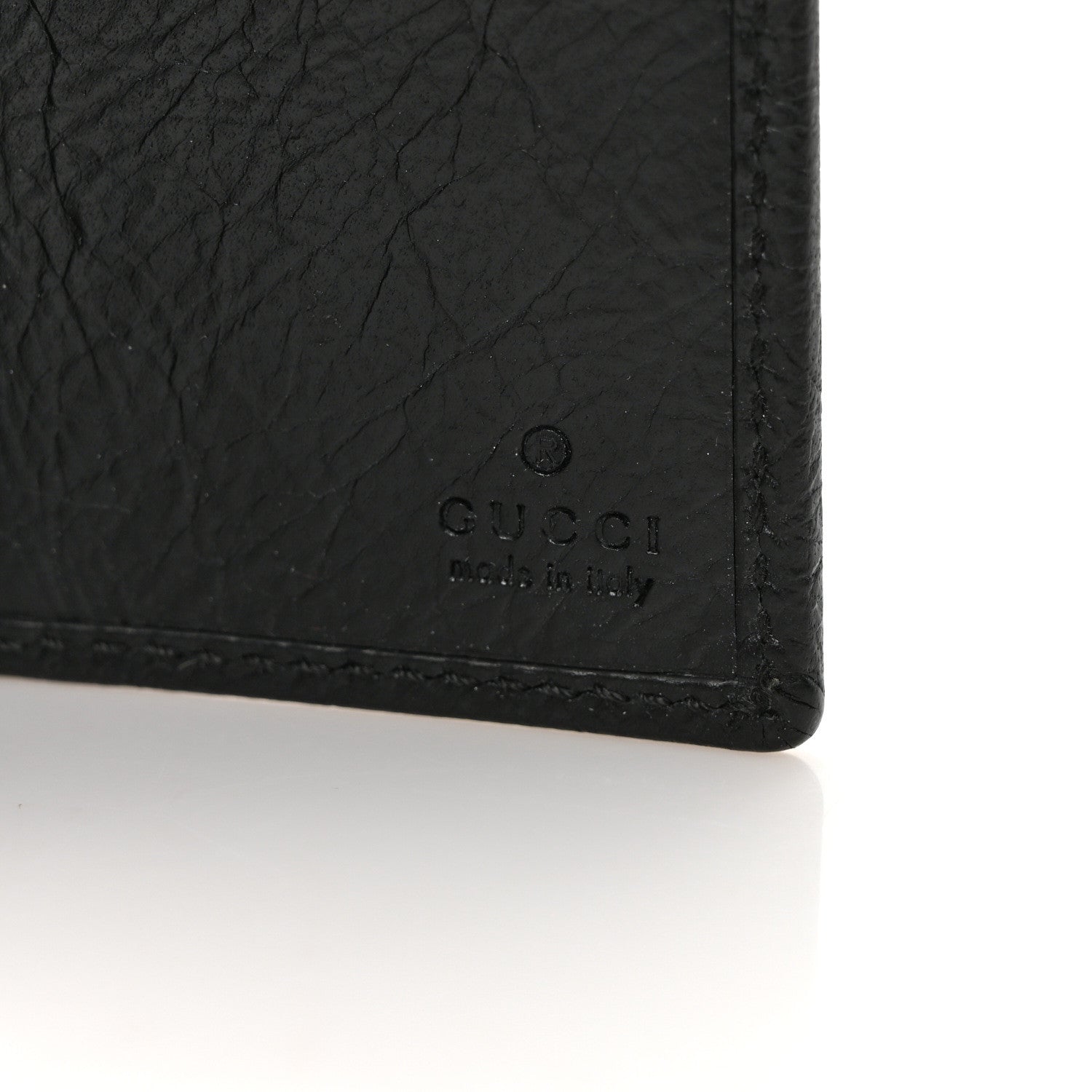 Gucci Vintage Calfskin Morpheus Card Holder Black 6 of 7