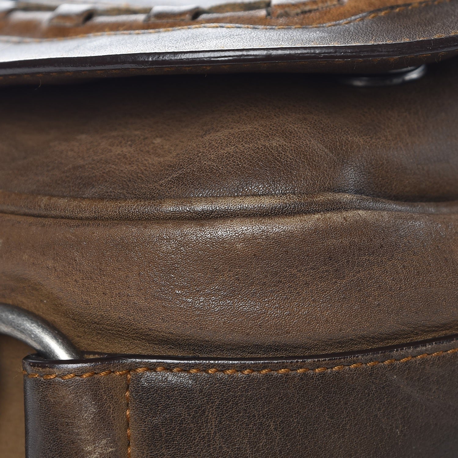 Christian Dior Calfskin Gaucho Brown 11 of 13