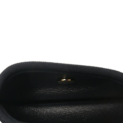 Fendi Silk Satin Pico Baguette Charm Blue Velvet Black 4 of 7