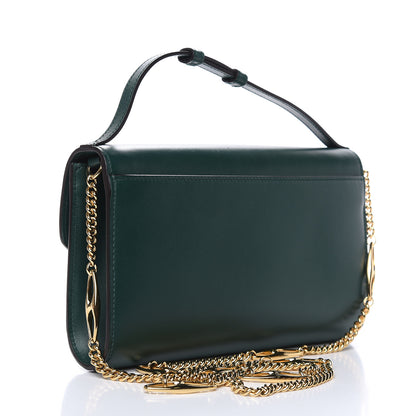 Gucci Smooth Calfskin Small Zumi Top Handle Shoulder Bag Vintage Green 3 of 11
