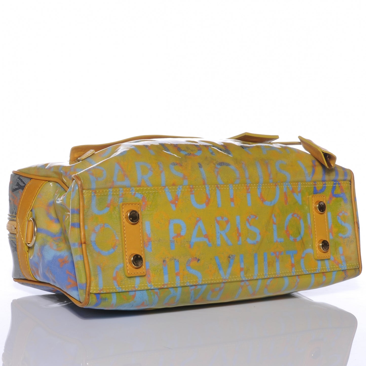 Monogram Pulp Defile Weekender PM Yellow