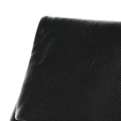 Saint Laurent Grain De Poudre West Hollywood Monogram Fold Over Clutch Black 11 of 14