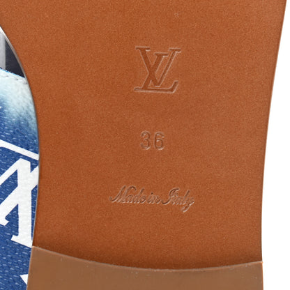 Louis Vuitton Monogram Escale Palma Sandals 36 Blue 7 of 8