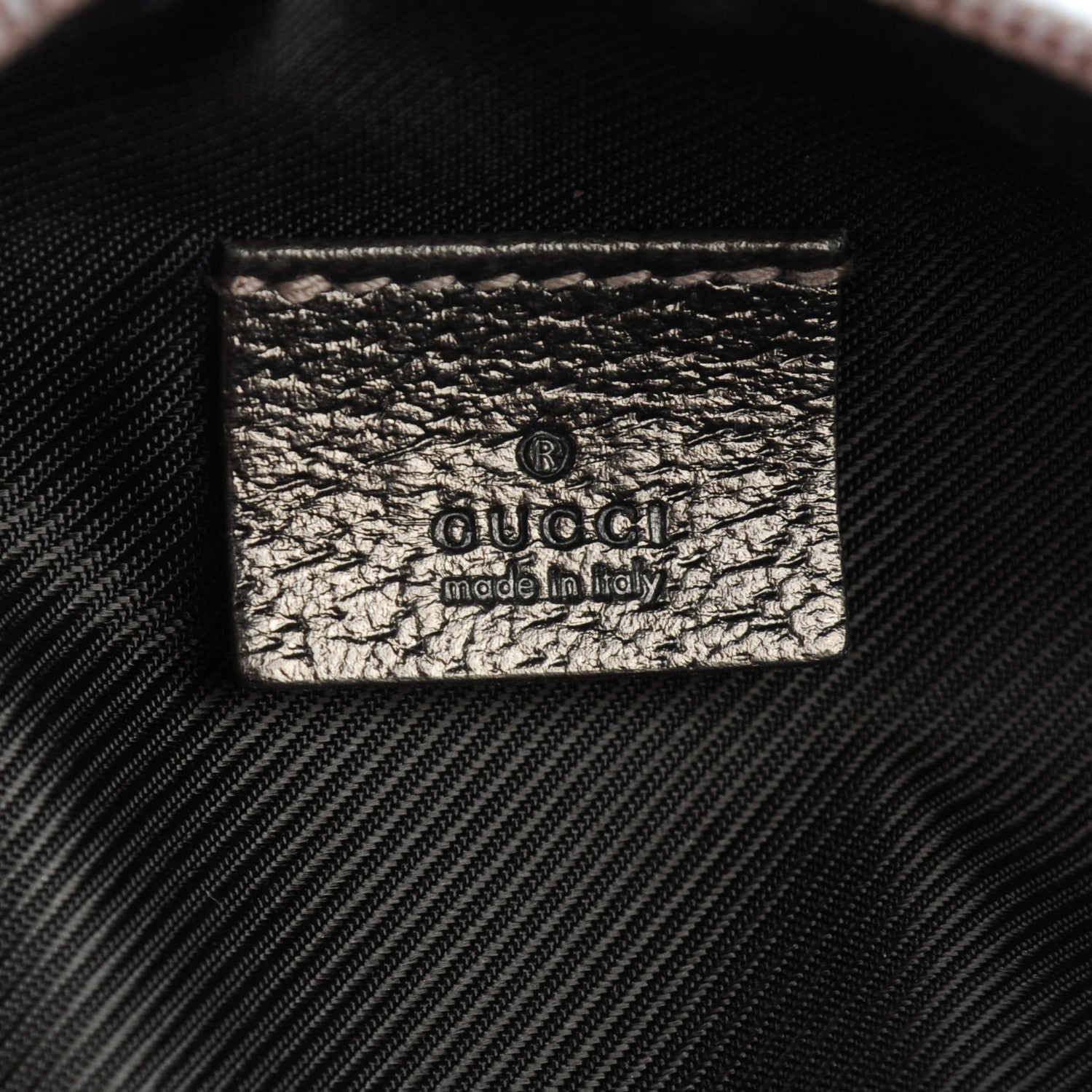 Gucci Monogram Small Balthus Cosmetic Case Pewter 6 of 7