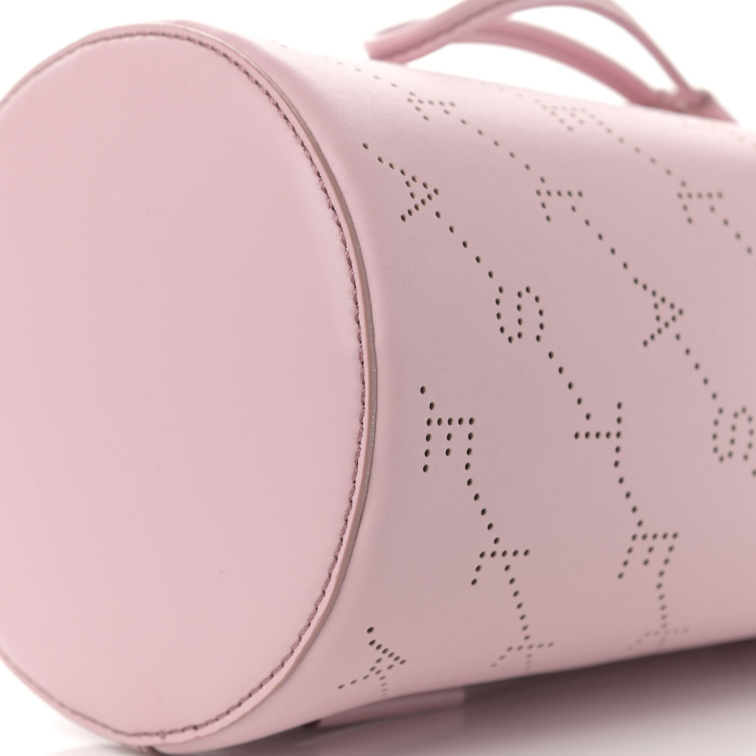 Stella McCartney Perforated Eco Alter Nappa Mini Bucket Bag Pink 9 of 9