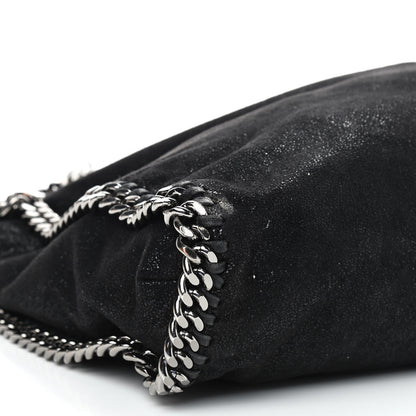 Stella McCartney Embellished Shaggy Deer Small Falabella Fold Over Tote Black 4 of 7