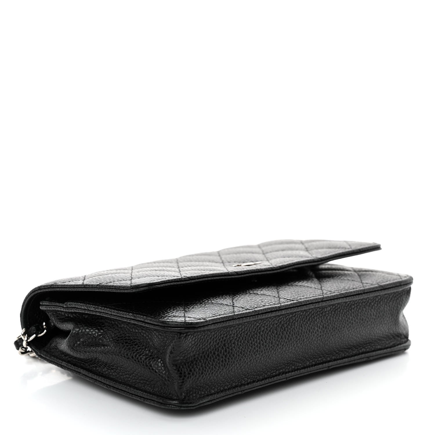 Chanel Caviar Quilted Wallet On Chain WOC Black 4 of 12