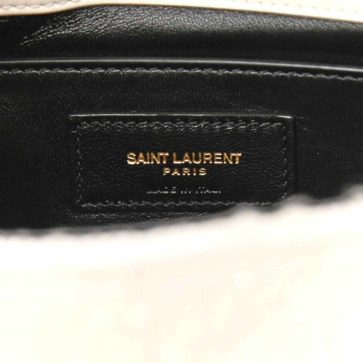 Boucle Tweed Patchwork Monogram Medium Jamie Baguette Craie