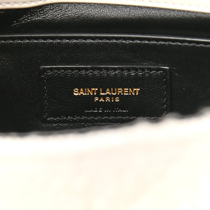 Saint Laurent Boucle Tweed Patchwork Monogram Medium Jamie Baguette Craie 7 of 11