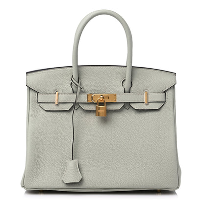 Hermes Togo Birkin 30 Gris Neve 1 of 10