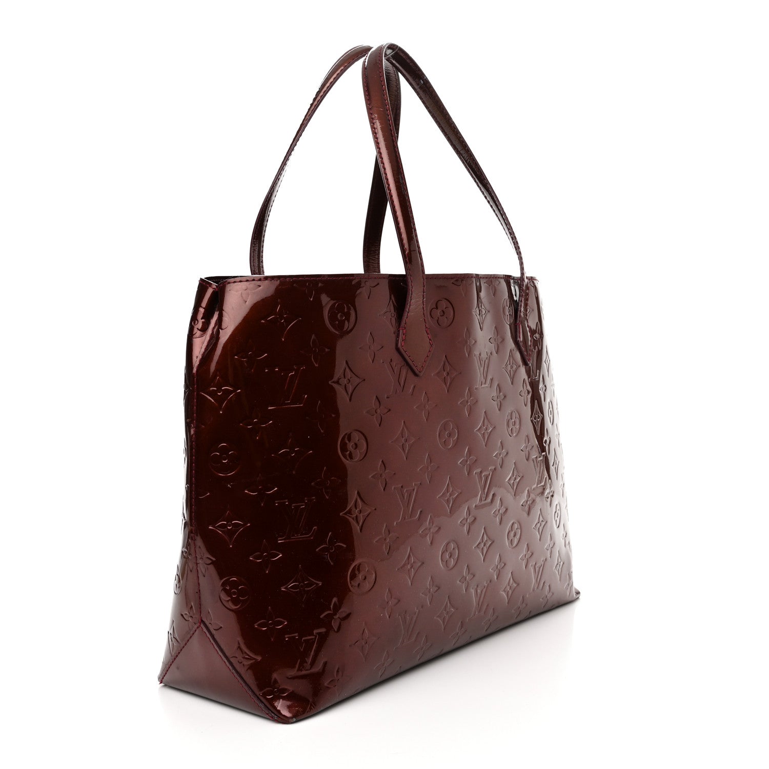 Louis Vuitton Vernis Wilshire MM Rouge Fauviste 3 of 14