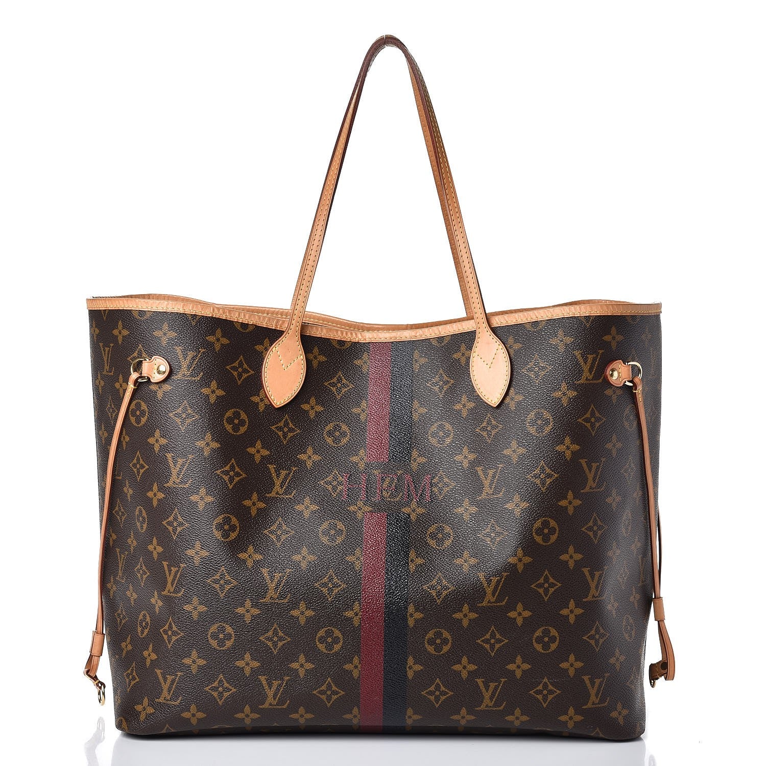 Louis Vuitton Monogram My LV Heritage Neverfull GM Bordeaux Black 3 of 13