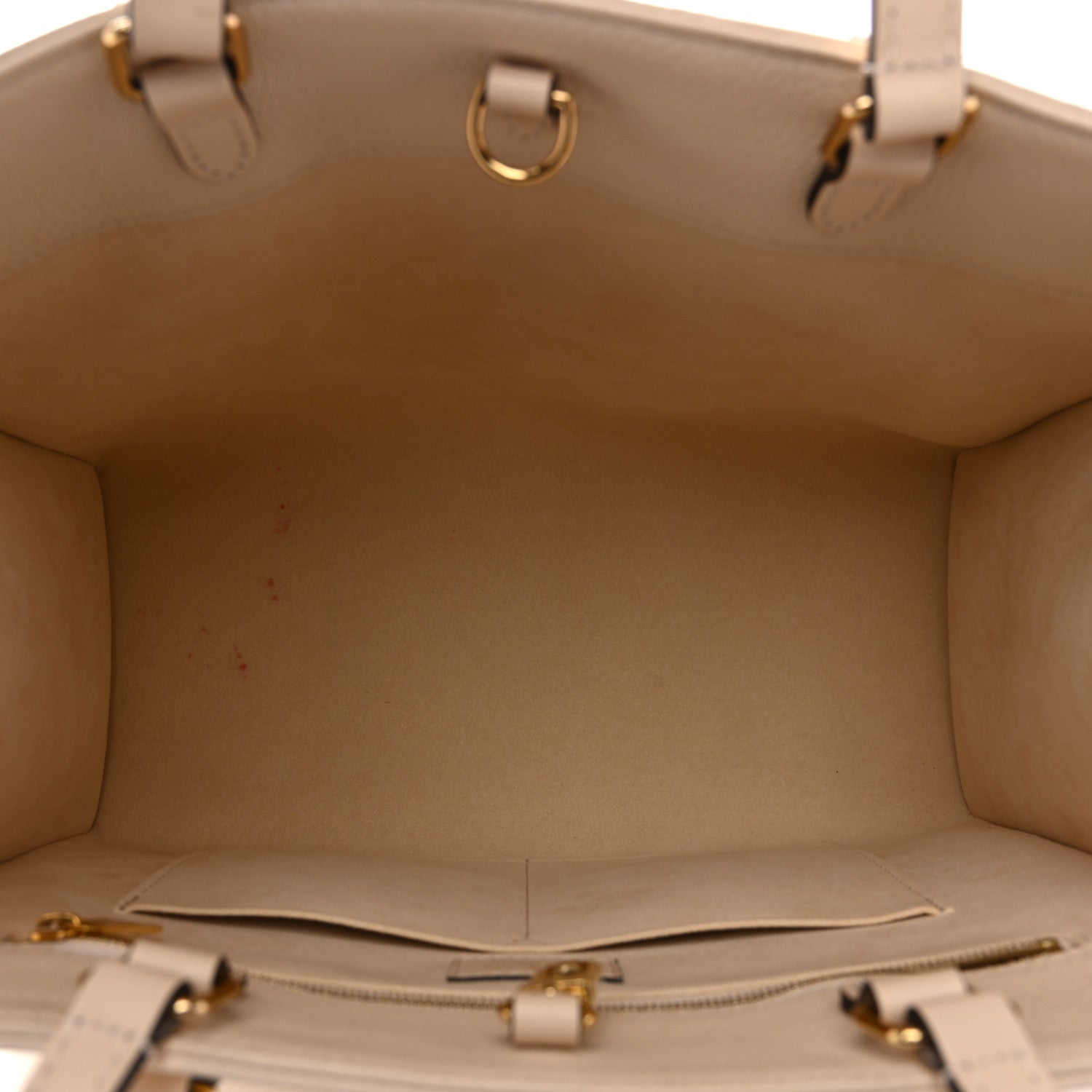 Louis Vuitton Empreinte Monogram Giant Onthego MM Creme 5 of 11