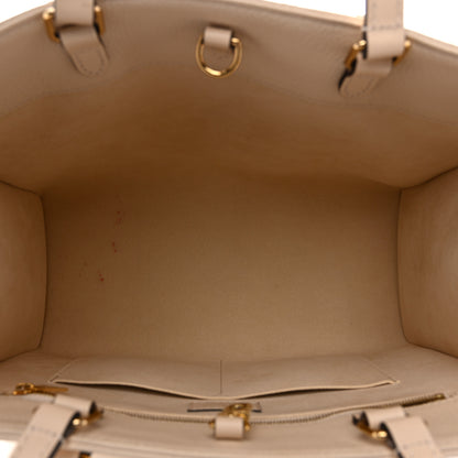 Louis Vuitton Empreinte Monogram Giant Onthego MM Creme 5 of 11