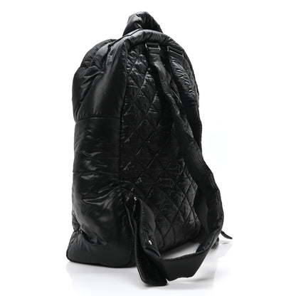Chanel Nylon Quilted Coco Cocoon Backpack Black 3 of 11