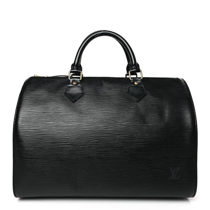 Louis Vuitton Epi Speedy 30 Black 1 of 9