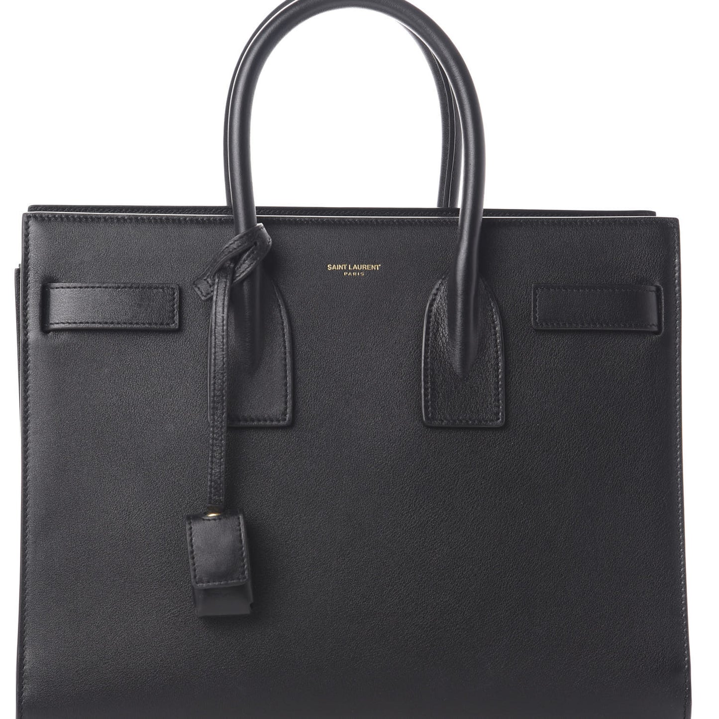 Calfskin Small Sac De Jour Black