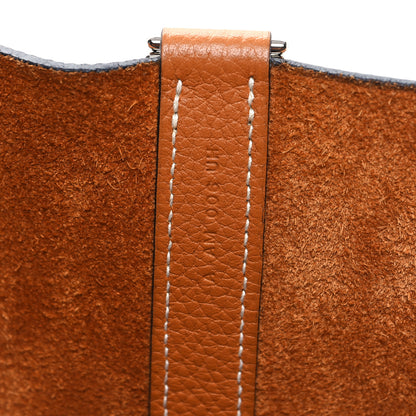 Hermes Taurillon Clemence Swift Eclat Picotin Lock 26 GM Gold Prune 7 of 9