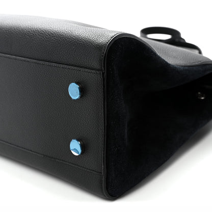 Saint Laurent Grained Calfskin Medium Rive Gauche Cabas Black 9 of 9