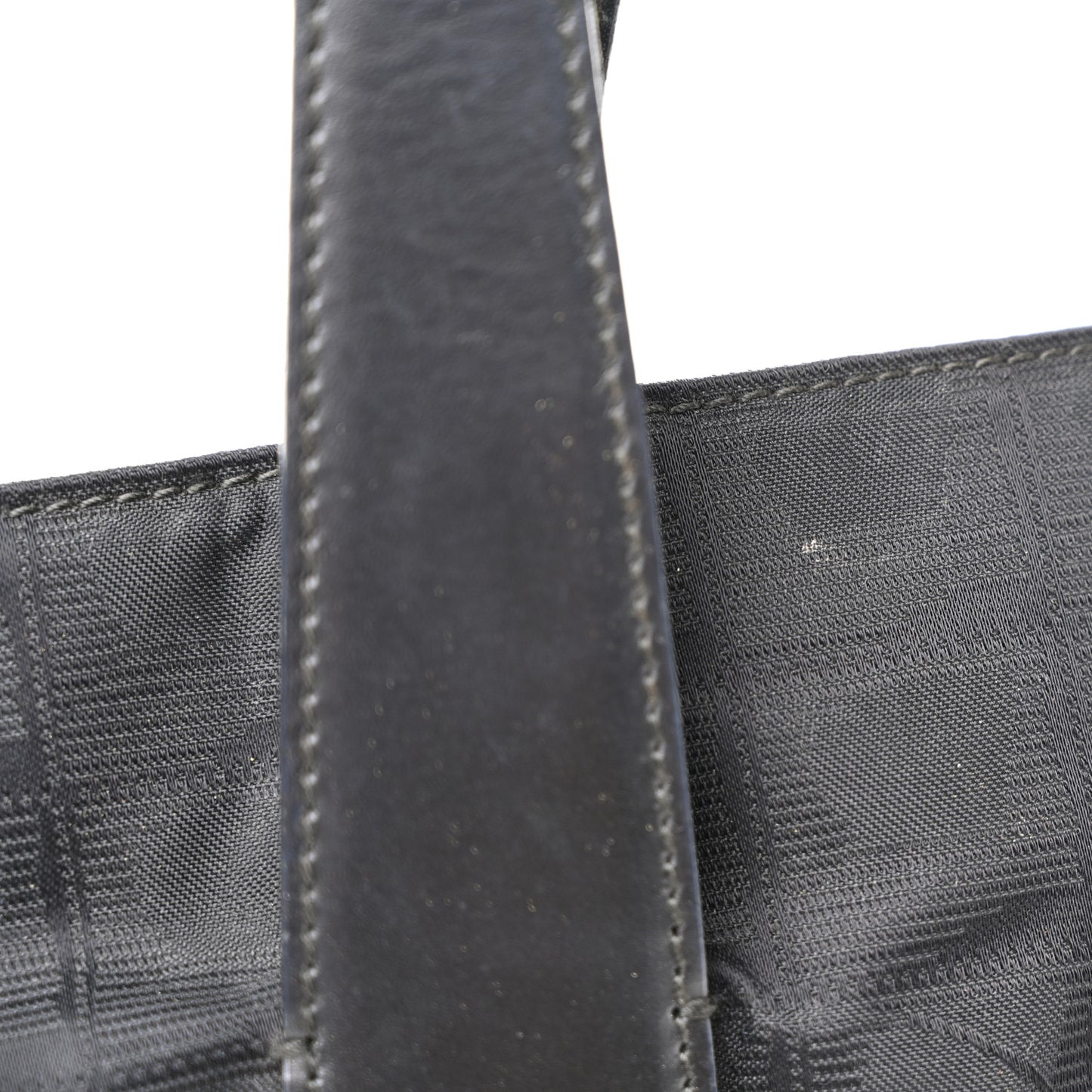 Nylon Large Travel Tote Black