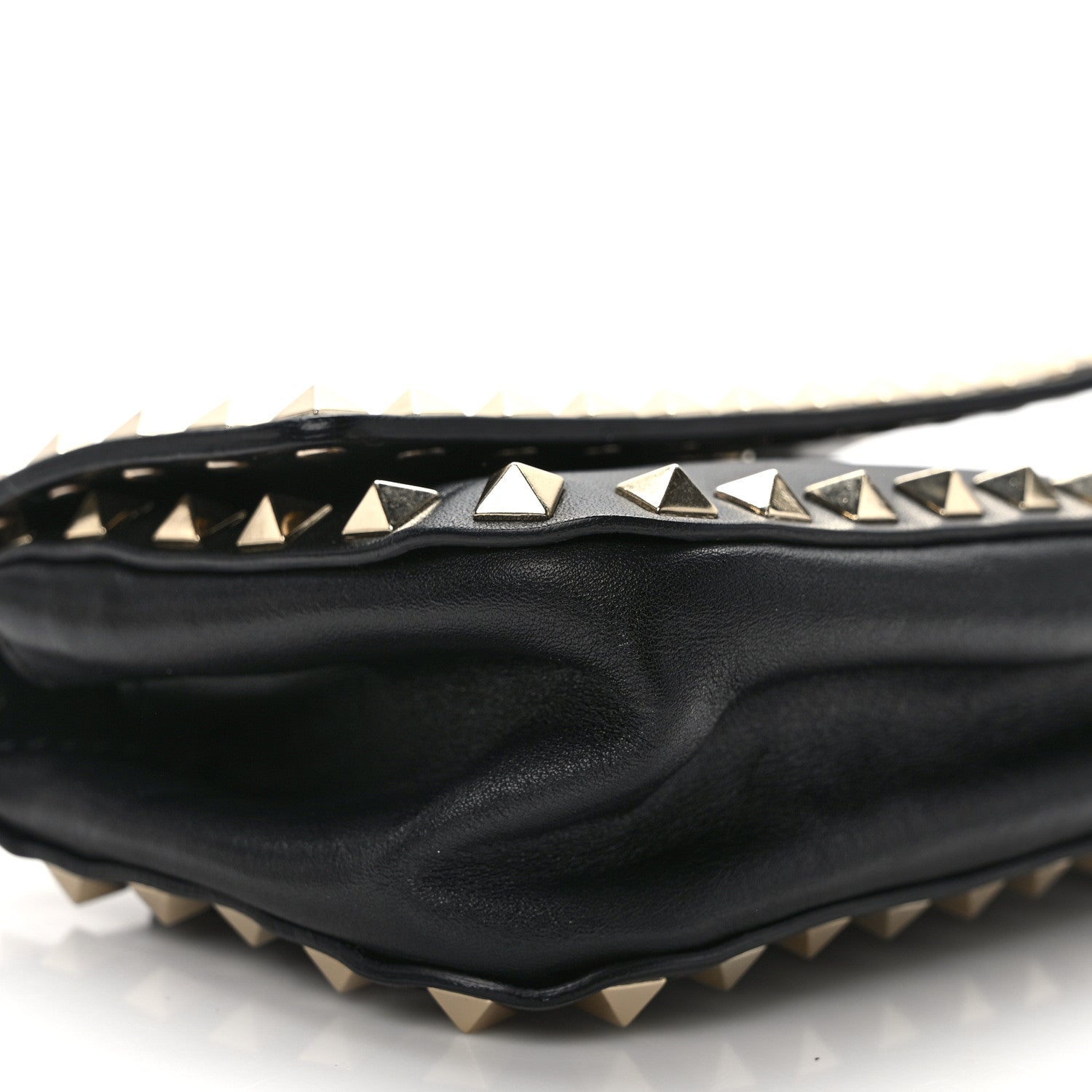 Valentino Garavani Calfskin Rockstud Belt Bag Black 9 of 12