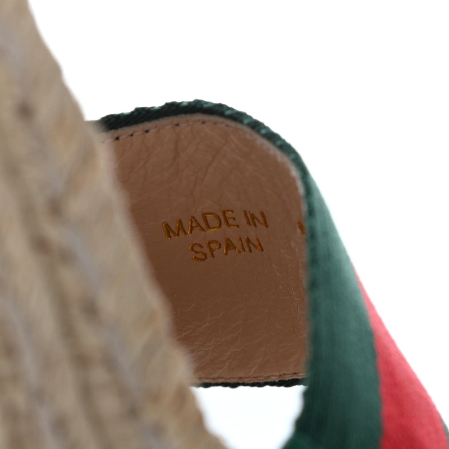 Canvas Malaga Kid Web Ankle Wrap Espadrille Wedge Sandals 37.5 Green Red Mystic White Emerald