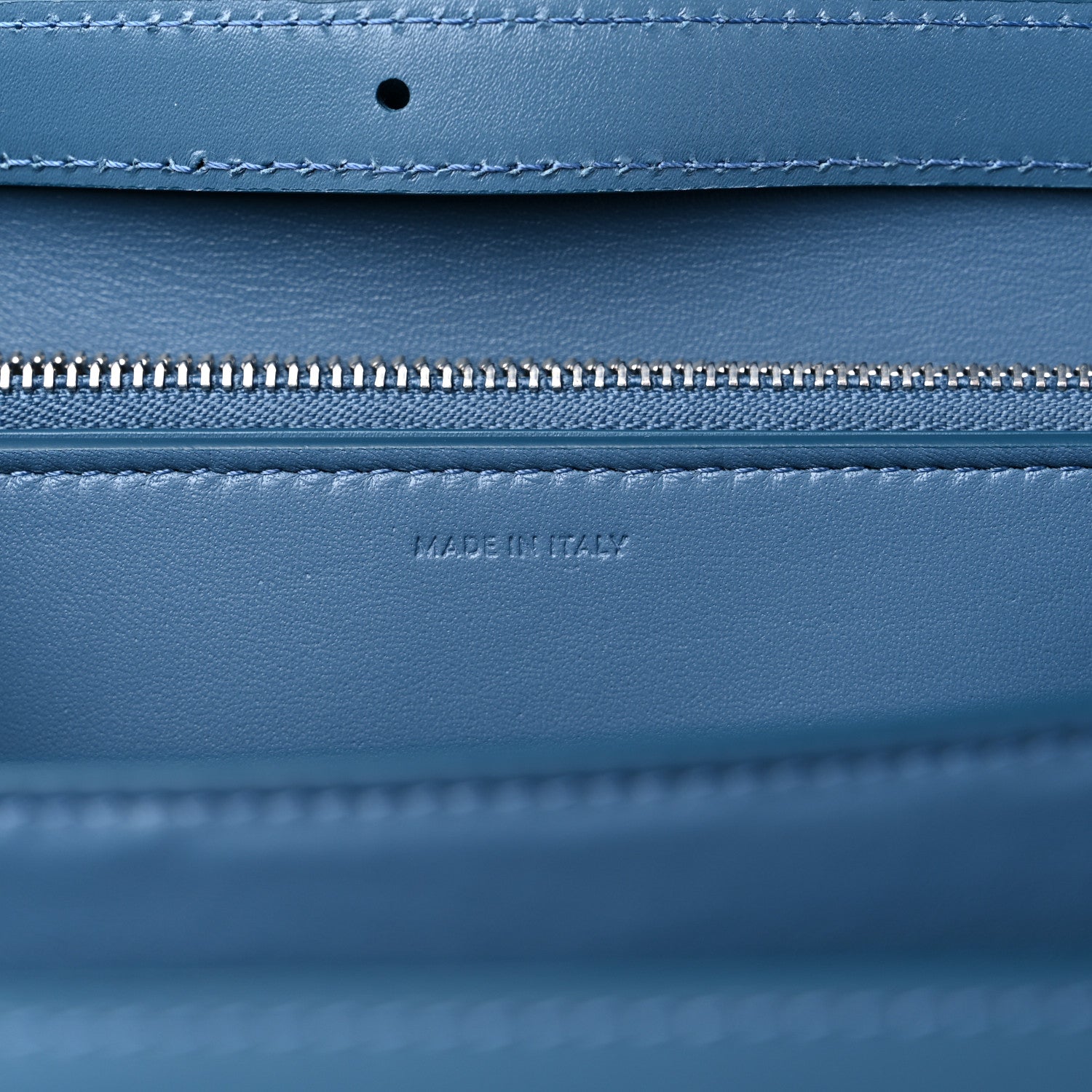 Celine Box Calfskin Medium Classic Box Flap Bag Slate Blue 7 of 10
