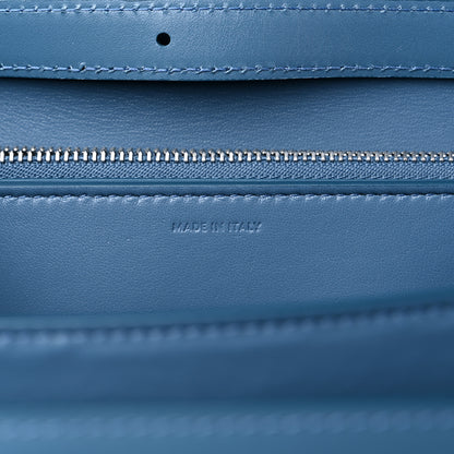 Celine Box Calfskin Medium Classic Box Flap Bag Slate Blue 7 of 10