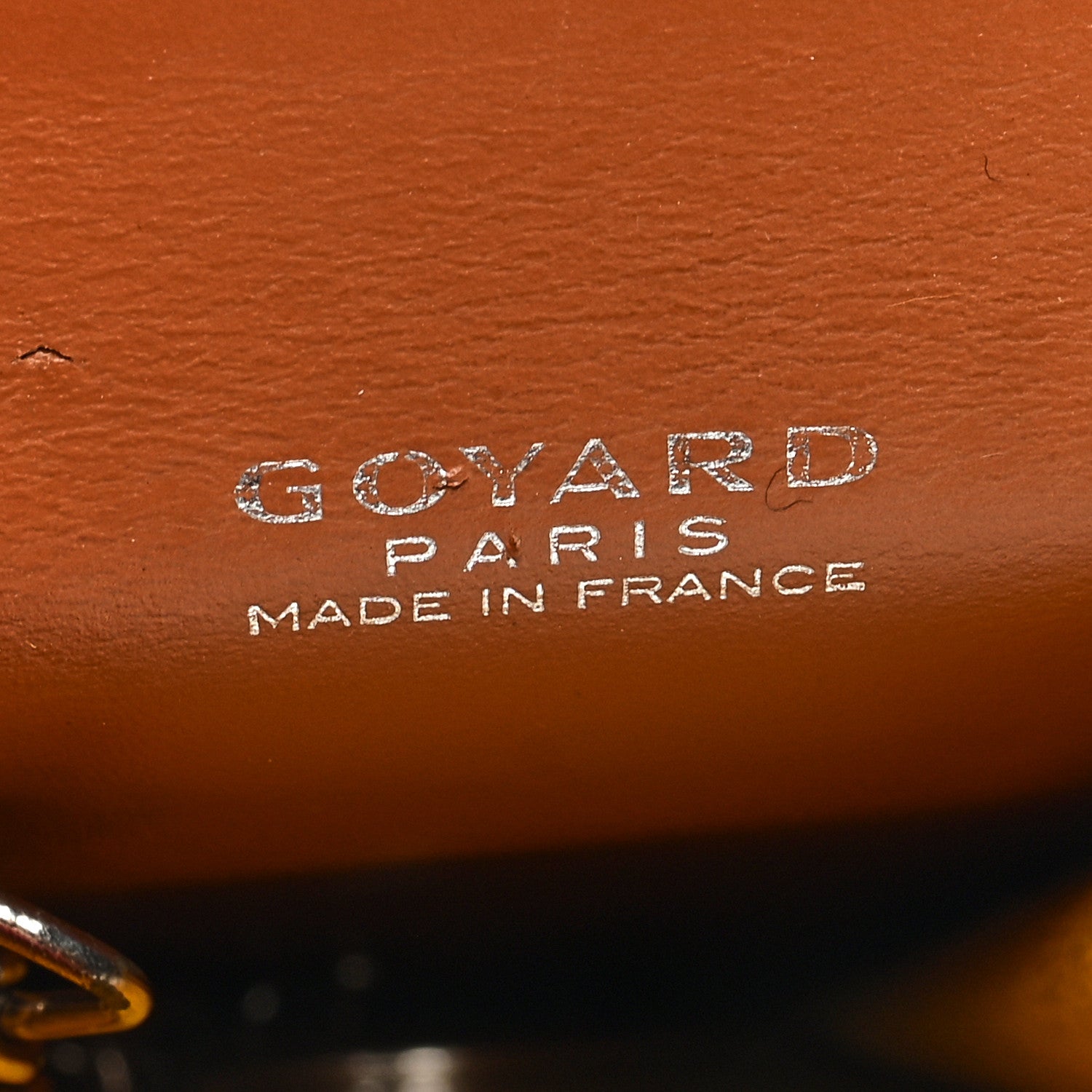 Goyard Goyardine Portier GM Key Pouch Black Gold 6 of 6
