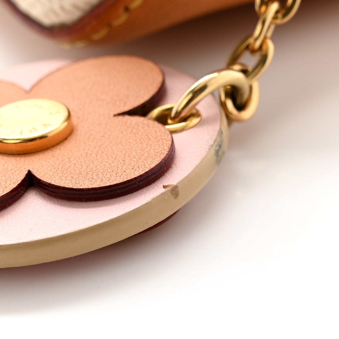 Damier Azur Elizabeth Pencil Pouch Rose Ballerine